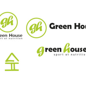Greenhouse - Logo travail à partir des initiales