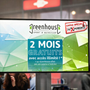 Greenhouse - Ecran promotionnel sur événement